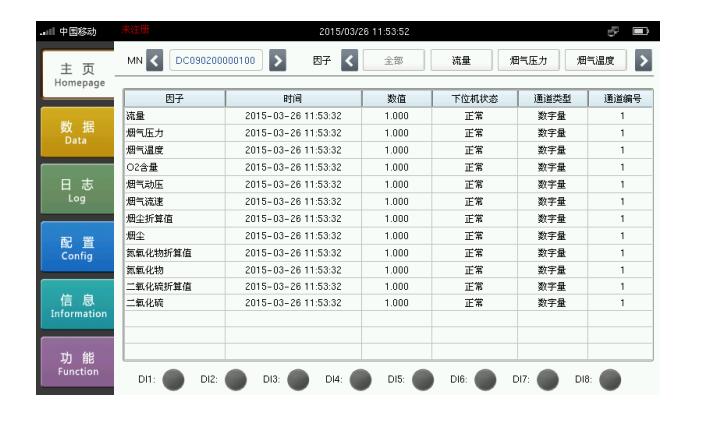 數(shù)據(jù)采集傳輸儀人機界面