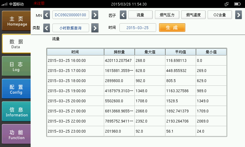 數(shù)據(jù)采集傳輸儀人機界面